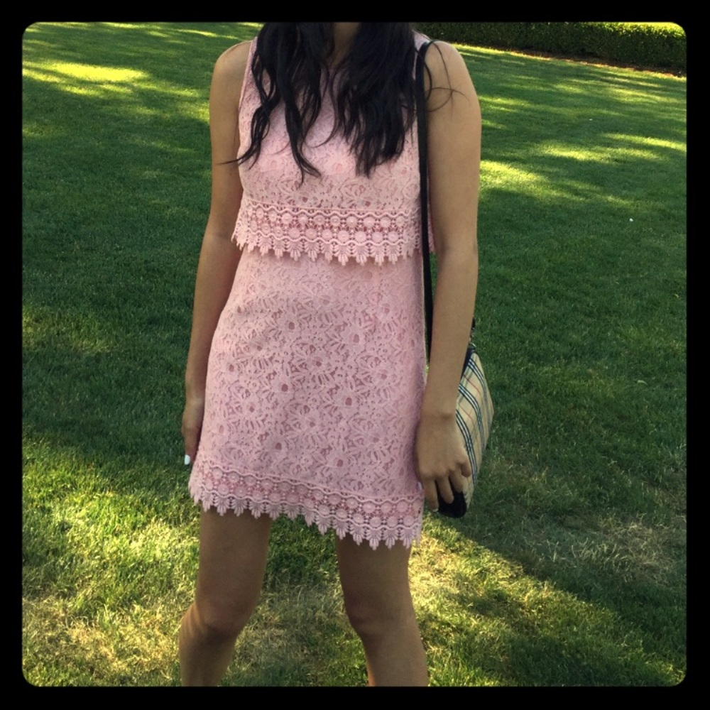 Mustard seed lace dress- freshly dry cleaned!